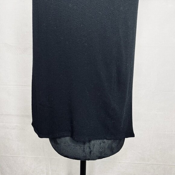 Anthropologie Maeve Womens Top Sz 2 Sleeveless Button-Up Back V-Neck Black - Picture 6 of 9